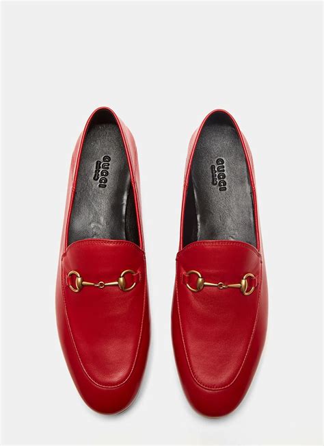 red gucci loafers women|red gucci loafers women's.